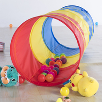 Childrens sunshine Caterpillar tunnel crawler infant garden drill hole fun training equipment baby early