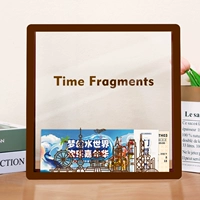 Высокопроницаемый акрил ⭐урбанистический стиль ⭐бордовая рама