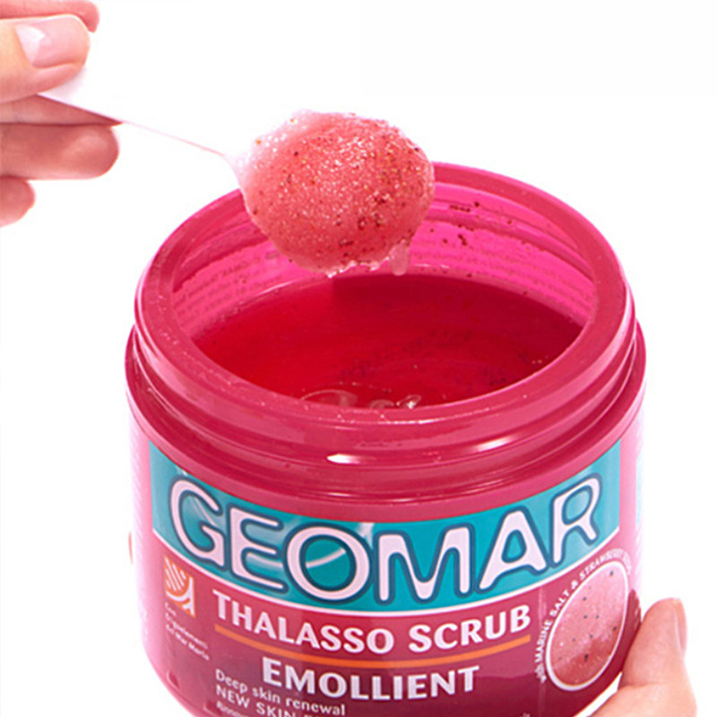 意大利进口 Geomar 吉儿玛 草莓滋润美白 身体沐浴磨砂海盐 300g 双重优惠折后￥69包邮 赠德国进口卫生巾或护垫