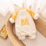 Детский демисезонный комбинезон, стеганое боди, утепленный пуховик, увеличенная толщина