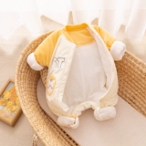 Детский демисезонный комбинезон, стеганое боди, утепленный пуховик, увеличенная толщина