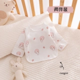 Осенний демисезонный хлопковый комбинезон для новорожденных для младенца, детское тонкое нижнее белье