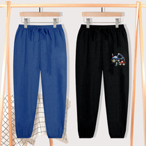 Mosquito anti - pants boy baby pure cotton 2021 new summer thin summer wear tide outside of the big childrens sports pants