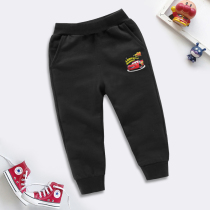 Boys health pants spring and autumn 2021 new small childrens baby leg pants childrens car sports trousers Cotton