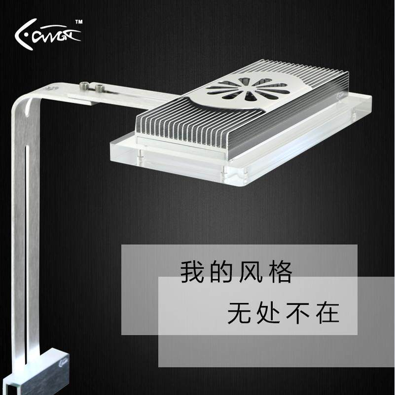 尼特利水草灯筒灯at1神灯支架LED全光谱专业at2鱼缸灯盘（处理）