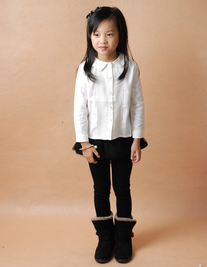 Chemise fille à manche longue - Ref 2085191 Image 14