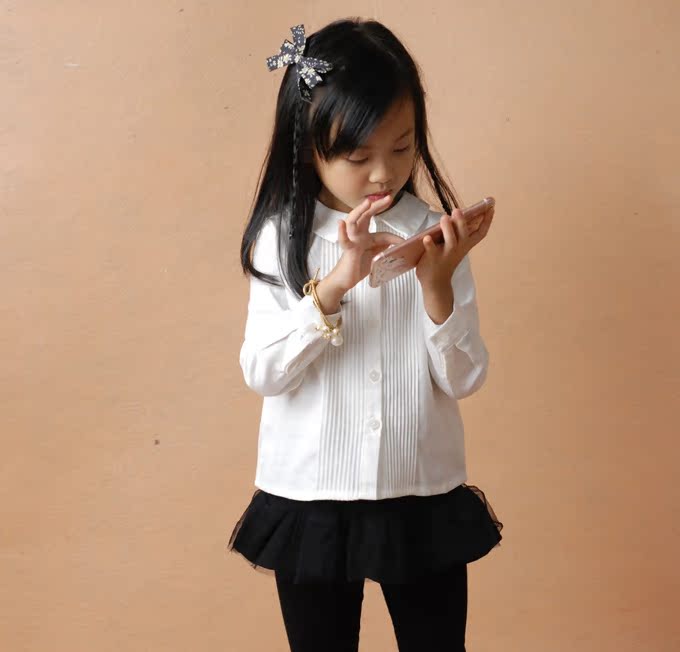 Chemise fille à manche longue - Ref 2085191 Image 15