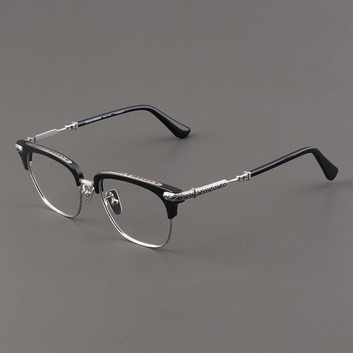 MOSCOT LEMTOSH Очки рамки самка чистая титановая квадратная коробка черная серебряная двойная солнцезащитные очки