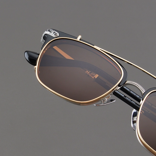 MOSCOT LEMTOSH Очки рамки самка чистая титановая квадратная коробка черная серебряная двойная солнцезащитные очки