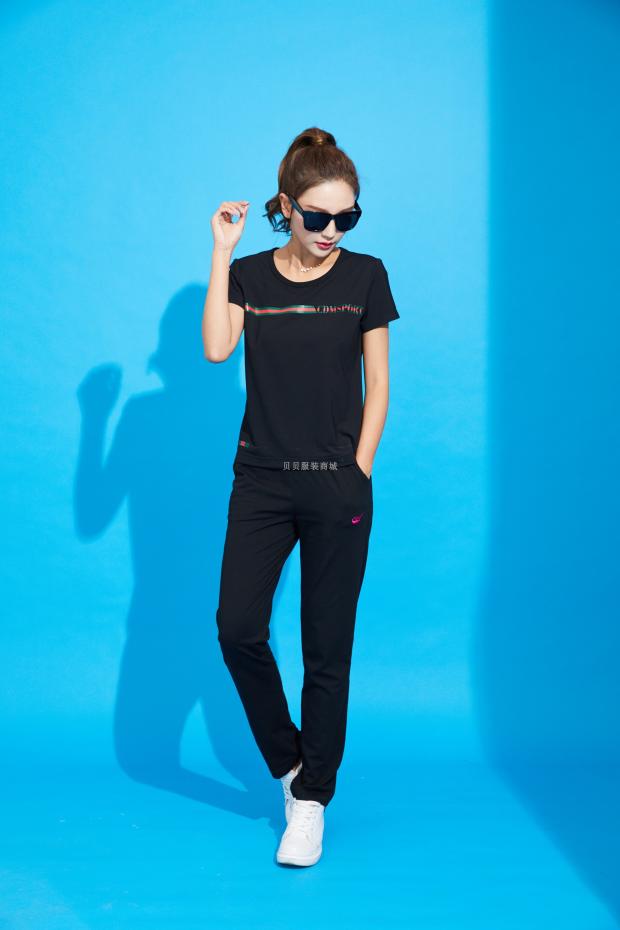 Authentic City Demei 2018 mới ngắn tay áo thể thao cotton giản dị áo thun size rộng cổ tròn áo polo mùa hè áo polo thể thao nam
