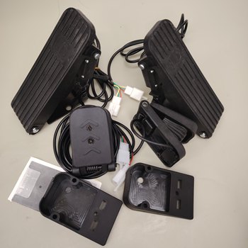 Homemade kart accelerator and brake pedal