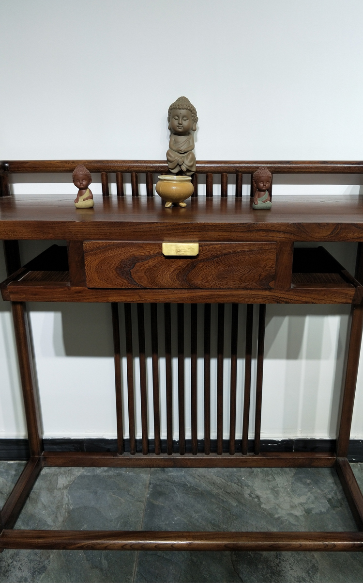 Nội thất cũ Elm Trung Quốc mới hiên hiên bàn tủ hiên trường hợp Zen cho bàn Phật tinh khiết tủ gỗ hiên - Bàn / Bàn bàn gỗ chân sắt