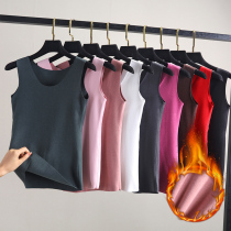Warm vest woman autumn and winter plush duvet und dewolf trace crane thickening large yards wear sleeveless heated tops