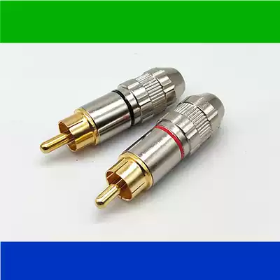Lotus audio video welding head Audio plug RCA audio head Lotus plug AV video camera welding