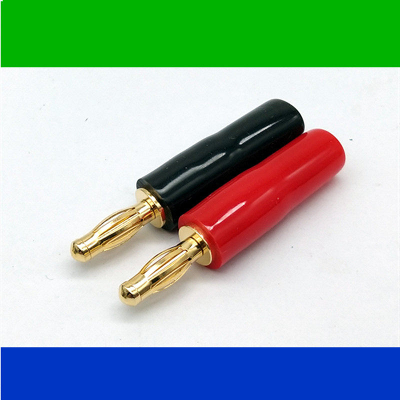 4MM gold-plated plug connector fever banana head audio speaker wire socket speaker wire power amplifier plug