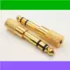 Gold-plated 6 5-turn 3 5-female adapter Audio guitar Electric steel keyboard Headset microphone audio adapter