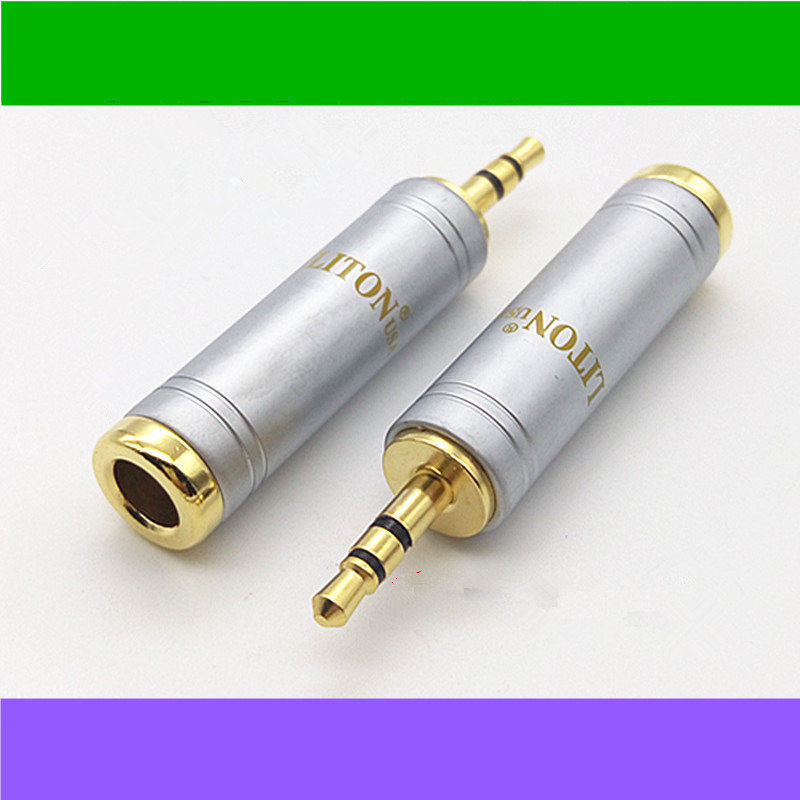 Liton GLOD 3 5mm to 6 5mm headphones converter microphone audio converter 3 5 rotate 6 5 mother