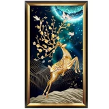 Новая вышиваемая вышиваемая вышивка 2022 крыльца лось маленькие детали сама спальня для гостиной вышива