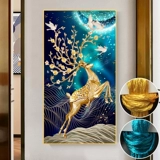 Новая вышиваемая вышиваемая вышивка 2022 крыльца лось маленькие детали сама спальня для гостиной вышива