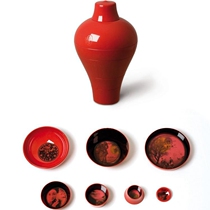 French Ibride Ming Ming Dynasty Vase Hem vase Vase Hem Dish Decorated Tray dinner tray Dinner Plate Suit Adornment