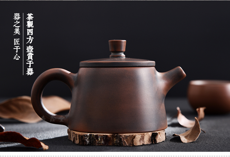 Shou Xin Tang Authentic Qinzhou Mud Xing Tao thủ công ngày vào thùng Kimu thay đổi lò nung văn phòng hộ gia đình Puer bộ trà bình hãm trà