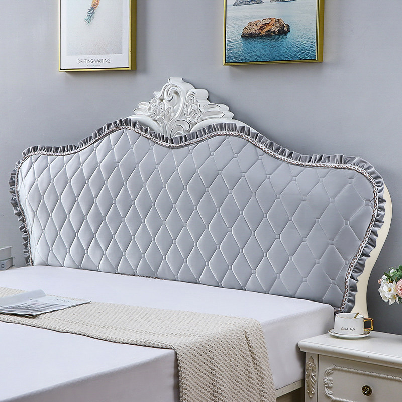 Bedside cover cover European and Korean curved bag bedside semi-circular thickened all-inclusive bedside backrest soft bag universal 2022 new