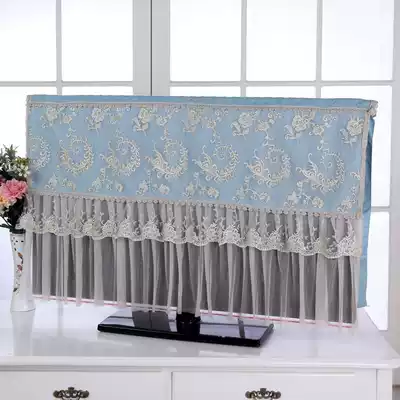 Simple TV set dust cover 55-inch European style lace LCD 32-inch curved 60 wall-mounted seat type 50 cover cloth