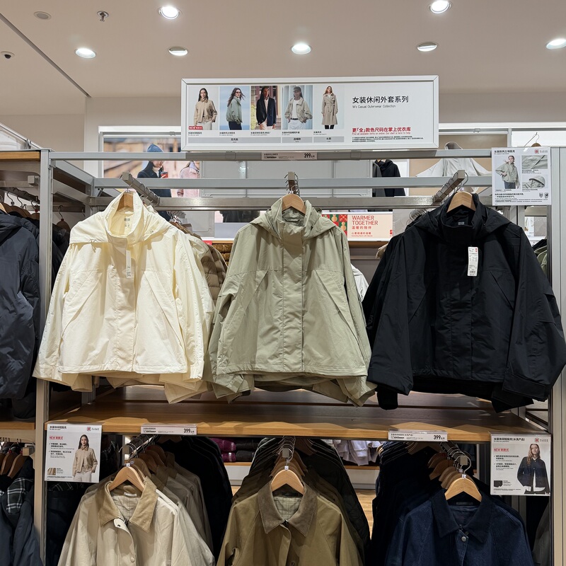 Uniqlo Women's Windproof Stand Collar Jacket/Coat 484709