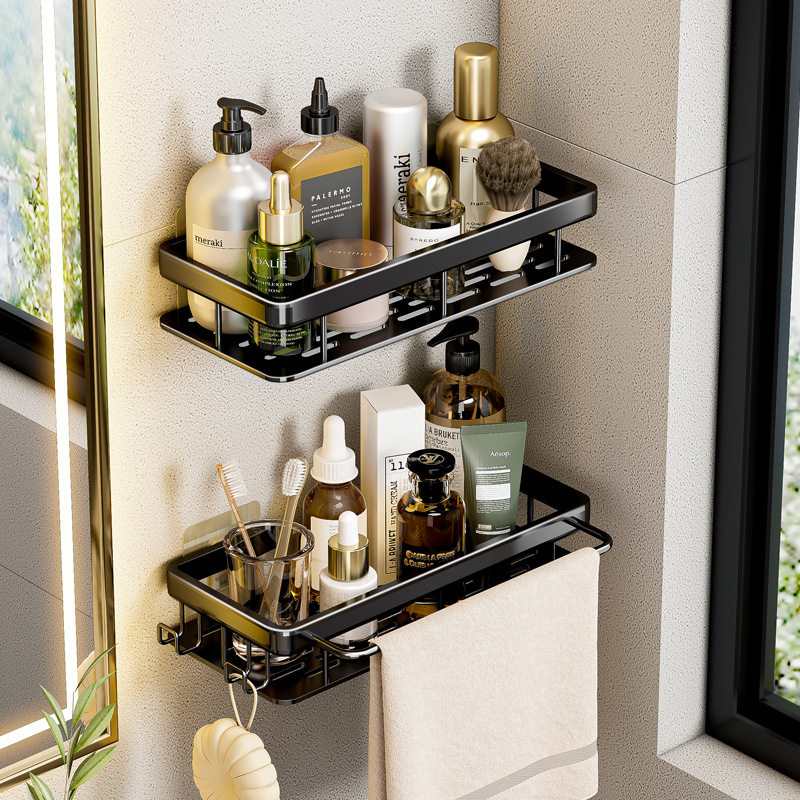 Bathroom Makeup Room Shelve Free Toilet Washroom Washroom Wash Table Wall Triangle Containing Bath Wall-mounted