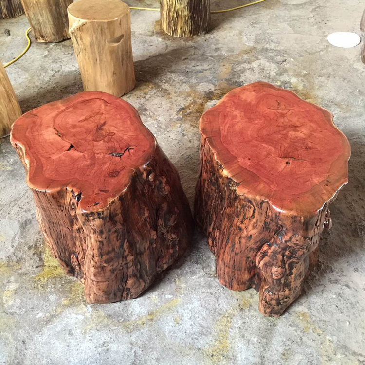 Litchi gỗ khối rắn gỗ phân bàn trà trụ gốc khắc phân cơ sở log bàn cà phê cây trụ gỗ tự nhiên bến tàu - Các món ăn khao khát gốc bàn thờ ông địa bằng gốc cây