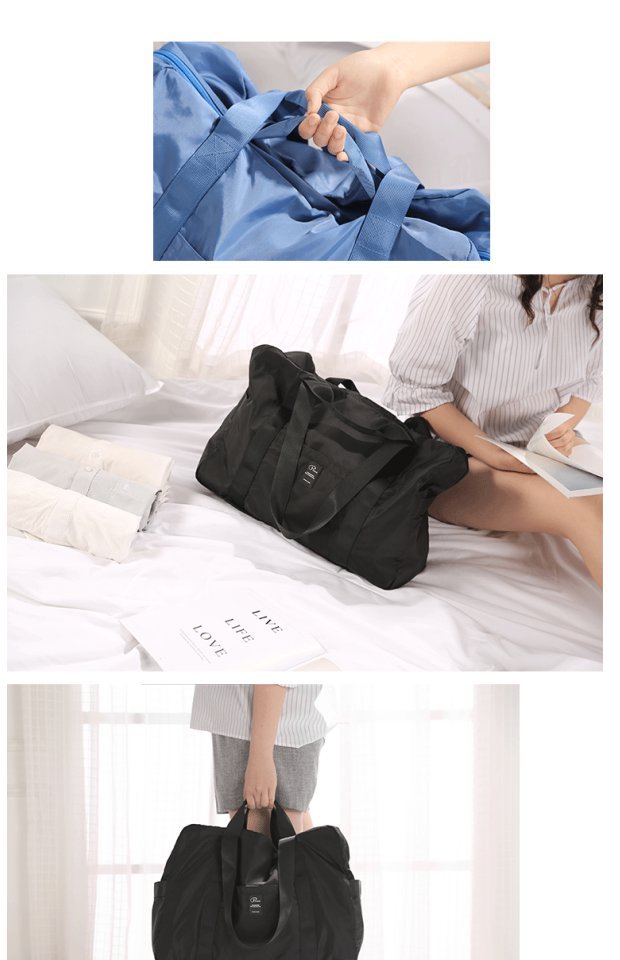 Túi du lịch gấp ngắn cầm tay du lịch nghèo lớn hành lý nhỏ nam và nữ dung lượng lớn túi du lịch quá khổ nhẹ - Túi du lịch ba lô du lịch nữ