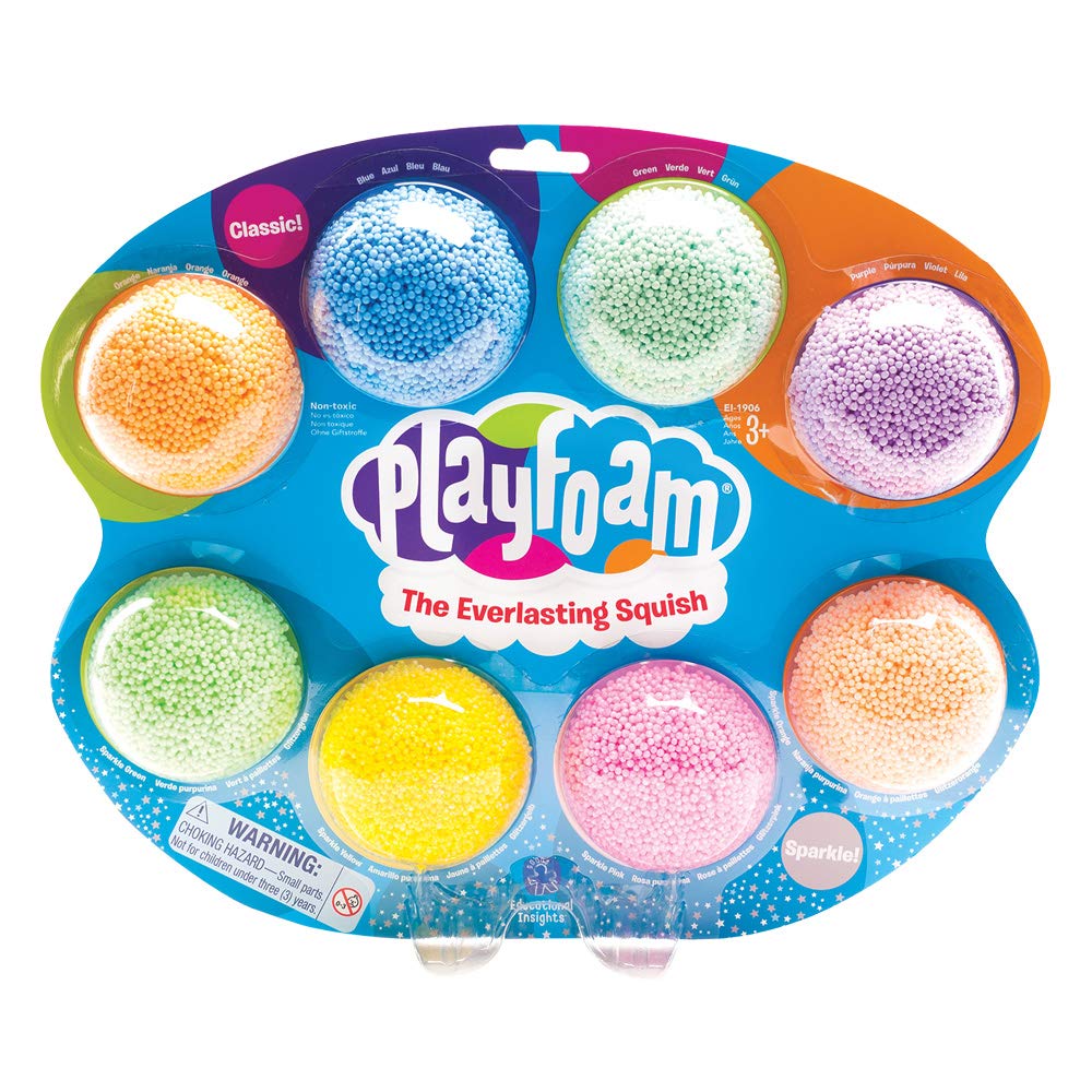 American Educational Insights Playfoam color Ultra Light clay toy foam snowflake