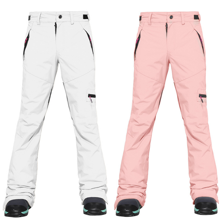 Snowy Paws slim version Twin Boards Ski Pants Women Men's Snow Ground Pants Waterproof Wind Warm And Snowy Pants For a Ski Ski Suit