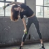 Quần áo tập thể dục chạy bộ Hàn Quốc Quần áo tập yoga nữ mùa thu đông dây power band Yoga