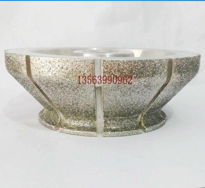 Hengli 4 5 cm large beveled grinding wheel quartz stone grinding wheel grinding machine grinding wheel stone tool table new edge type