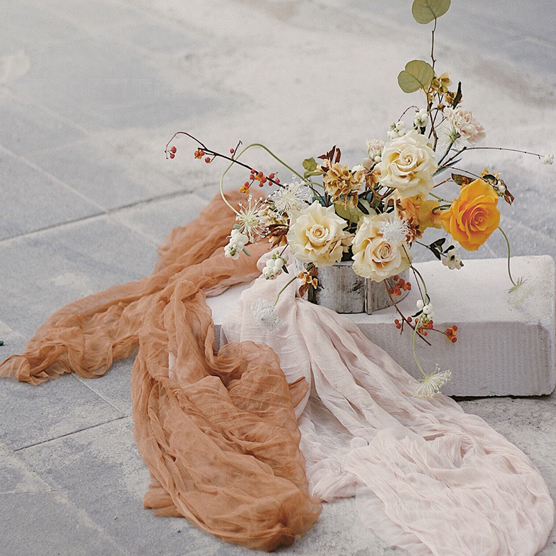 Creamy yarn photo background yarn Lace Yarn Rhomboid Flower Photography Props Lace Polo Wave Flowers Swing Piece Net Red Decoration