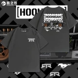 Ретро гоночный автомобиль, хлопковая футболка с коротким рукавом, свободный крой