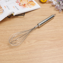 Stainless steel bold Encrypted Whisk Home Kitchen Baking Blender Manual gadget