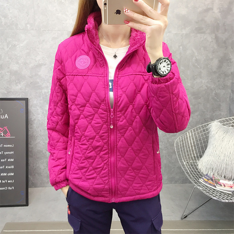2019 new spring and autumn and winter outdoor sports fleece clothes for women plus velvet thickened long velvet mountaineering clothes warm jacket for men