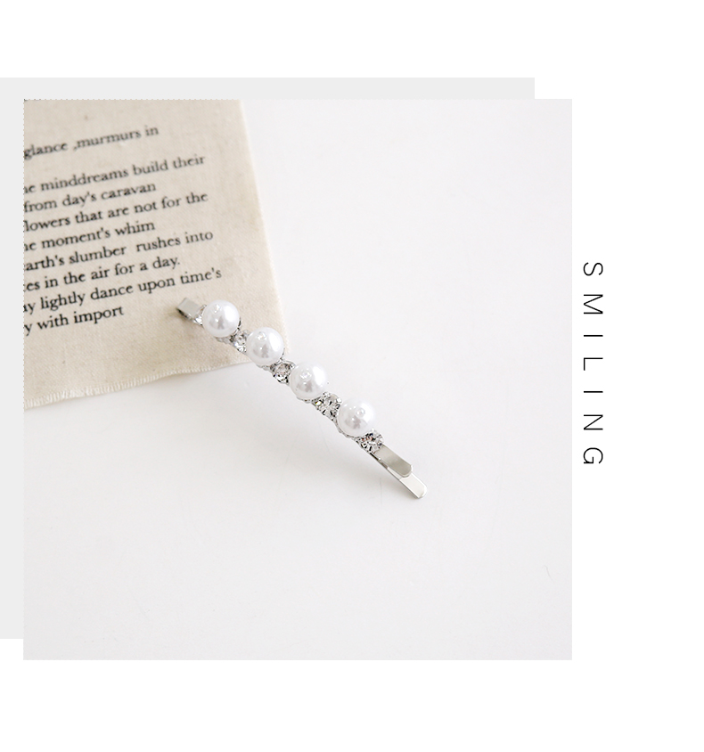 Net mũ đỏ bb clip ngọc trai kẹp tóc từ clip Hàn Quốc bên clip clip bangs clip đơn giản kẹp tóc nữ kẹp tóc nữ