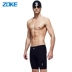 Quần bơi zoke Zhouke dành cho nam giới thể thao chuyên nghiệp nhanh khô Áo tắm boxer nam cộng với quần bơi kích thước năm điểm thiết bị bơi - Nam bơi đầm