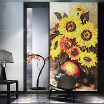 Sunflower Mosaic Background Wall Brief Modern Living Room Hyun Guan Accessories Cut Painting Jigsaw Puzzle Art Parquet Tiles