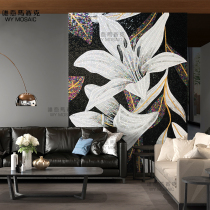 Mosaic Sheared Puzzle puzzle background wall Ice Jade Art Sun Yum Flower Brief Eugenguan Decorative Painting Parquet Building Materials