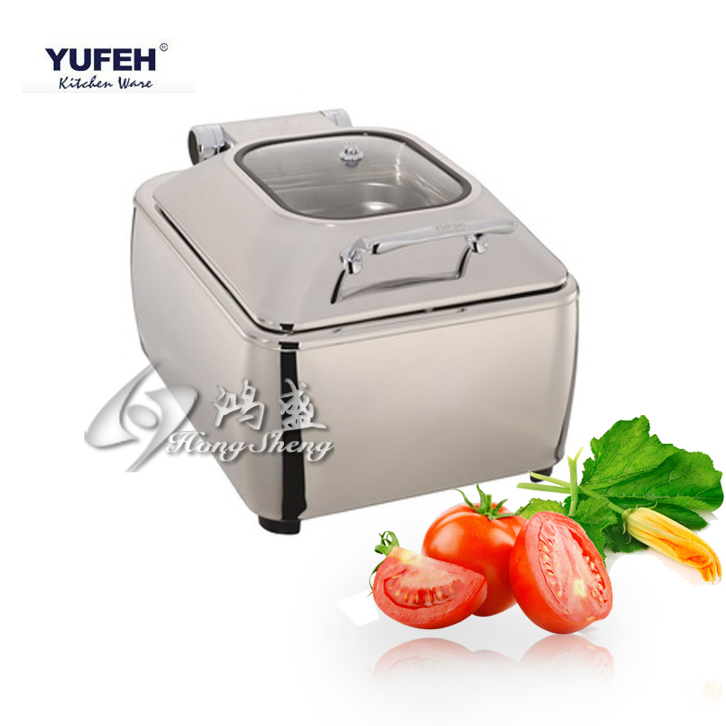 Brand YUFEH insulation Buffy furnace hydraulic buffet furnace small square visual dining furnace can be charged