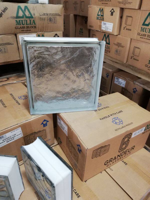 300 * 300 * 100mm imported hollow glass brick ice film China Huadong Total Acting Shanghai Service Center