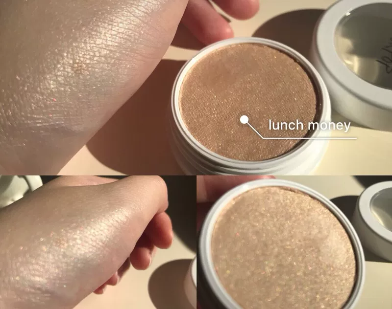 American Colourpop Card Bubbles Blush nổi bật Platter hai màu