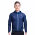 361 độ nam 2019 xuân mới áo len đơn áo len cardigan 361 nam trùm đầu áo khoác thể thao chống nắng quần áo - Áo gió thể thao Áo gió thể thao