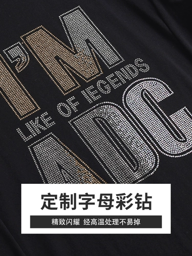 Летняя длинная хлопковая футболка с коротким рукавом, оверсайз, средней длины