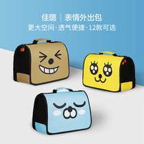  Cat bag Portable pet cat take-out bag Summer space capsule dog school bag large capacity rabbit cat bag supplies