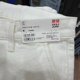Uniqlo, джинсы для отдыха, штаны, свободный крой, средняя посадка